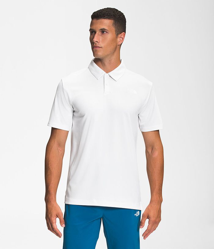 Camiseta The North Face Hombre Wander Polo - Colombia ERLNPC269 - Blancas